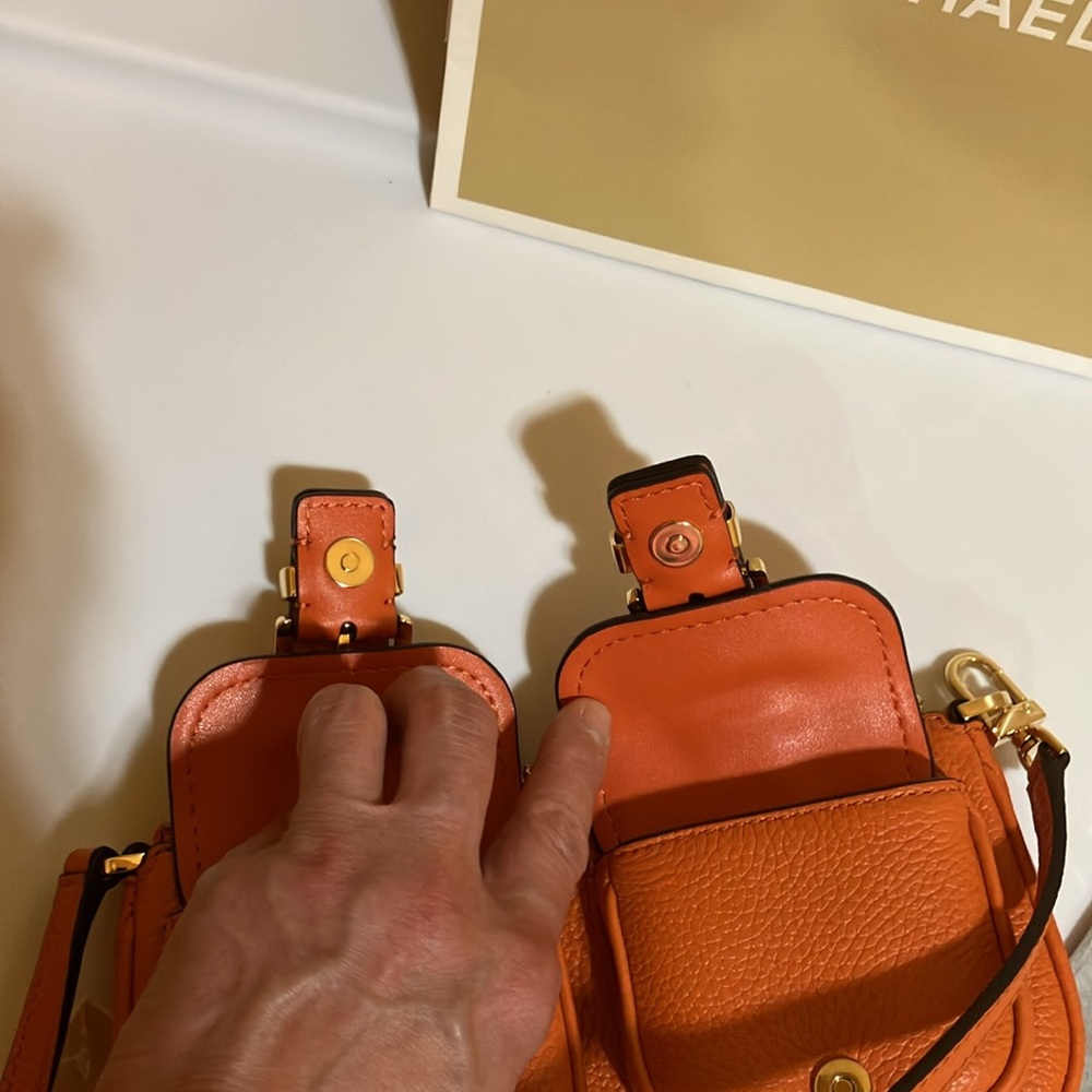 Michael Kors ZOE orange punch Pochette - Picture 9 of 13